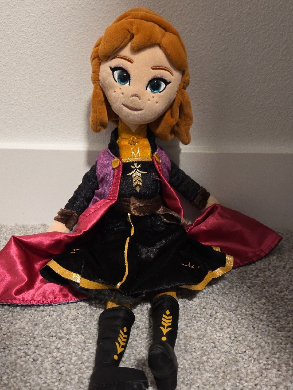 Anna-Inspired Plush Doll for Kids
